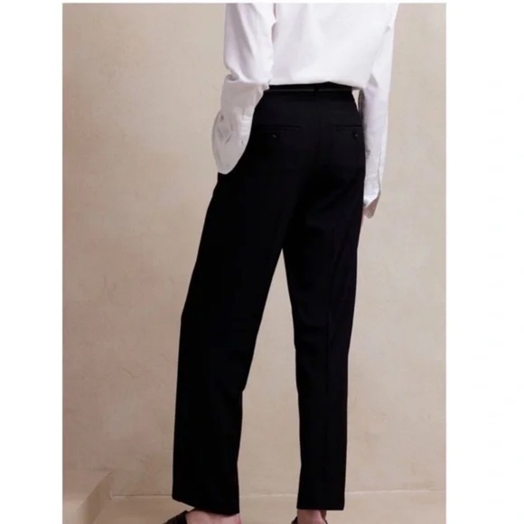 Banana Republic Sculpted Stretch Straight Leg High Rise Trousers Size 4 EUC - Picture 2 of 11